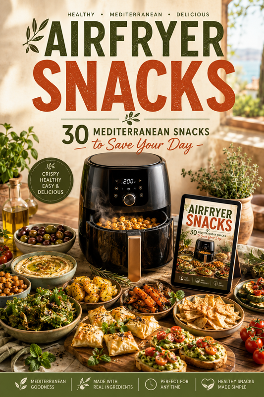 Air Fryer Snacks: 30 Mediterranean Snacks to Save Your Day