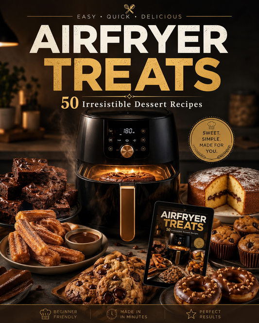 Air Fryer Treats: 50 Irresistible Dessert Recipes